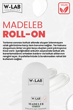 W-Lab Madeleb Roll On 50 ml 2 li Paket