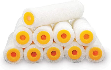 10 cm Boya Rulo Yedeği Kadife 10'Lu Paket