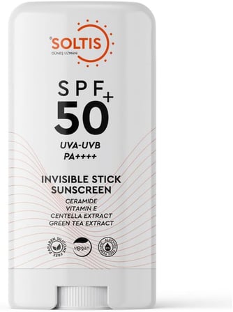 Şeffaf Stick Güneş Koruyucu SPF50+ Pa++++, 15 Gr