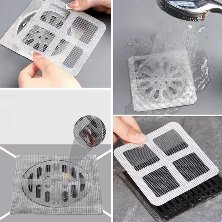 10&amp;#39;lu Banyo ve Mıutfak Lavabo Koku Önleyici ve Haşere Böcek Önleyici Gider Filtresi (2)