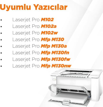 Hp Uyumlu 17A / CF217A Muadil Toner 2'li Paket/ M102 / M130