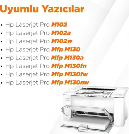Hp Uyumlu 17A / CF217A Muadil Toner 2'li Paket/ M102 / M130