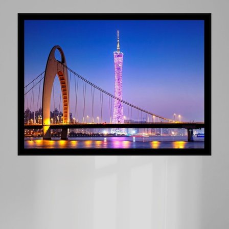 Atlas Sanat Galerisi 20mm Çerçeve, Poliresin, Mat PVC Kaplamalı, Fotoğraf Puzzle Belge Çerçevesi, Beyaz, 33x48/34x48/35x50/48x68/50x70/60x85/61x61 cm, Yatay/Dikey Asılabilir (Naturel Krem, 50x70)