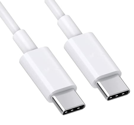 Type C-C, 60Watt PD, TPE Hızlı Şarj &amp; Data Kablosu, iPhone 15/16 ve Android İçin (100 CM)
