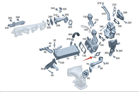 EGR VALFİ CONTASI SPRİNTER W906 W907 W910 VİTO W639 W447 EURO5 EURO6 OM651 TÜM MOTORLAR