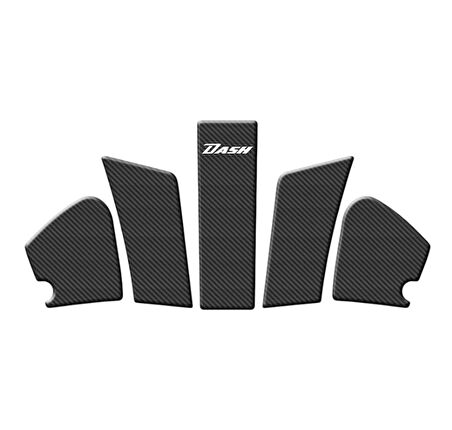 Gogo Tank Pad Set 003 Siyah Karbon Hero Dash 125 2022-2024