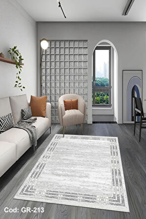 Pamuk Dokuma Taban Kaymaz Yıkanabilir Klasik Desenli  Salon Halısı Mutfak Halısı Koridor Halısı