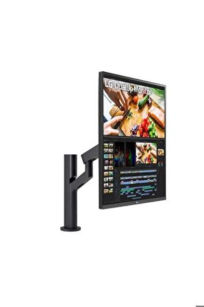 LG 28MQ780-B 27.6" 5 MS 60 HZ Dual IPS QHD Panel Monitör Siyah / Tek Ebat