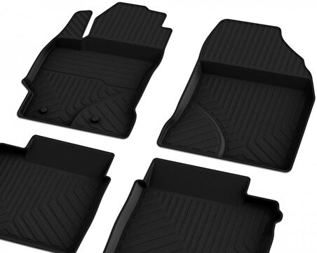 Toyota Corolla 11 Ferrous 4D Havuzlu Kauçuk Paspas 2013 2018