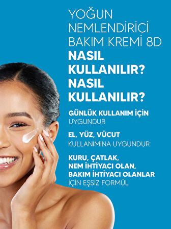 Zederma Yoğun Nemlendirici Cilt Bakım Kremi 8d 400ml
