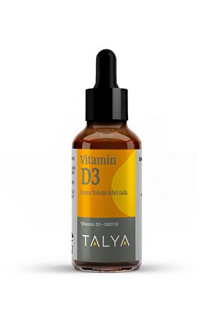 Vitamin D3 Içeren Takviye Edici Gıda Damla, 1000 Iu, 10 ml