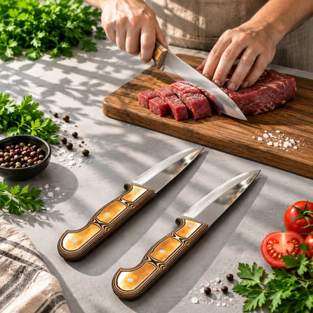 3'lü Premium Mutfak Bıçağı Seti
