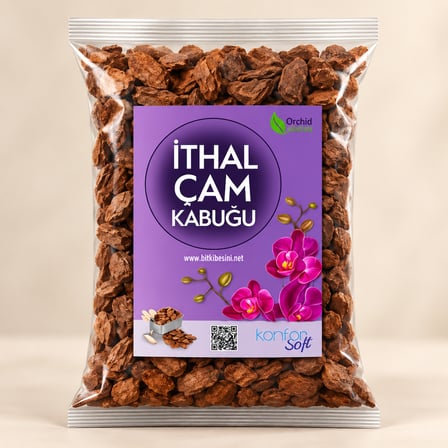 İthal Çam Kabuğu Orkide Toprağı – Doğal Orkide Saksı Harcı ve Yetiştirme Kabuğu