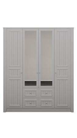 Lora 4 Kapaklı Dolap