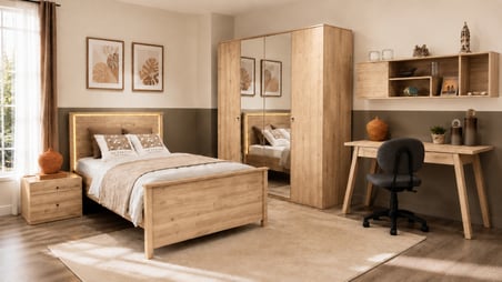 Wooden Genç Odası