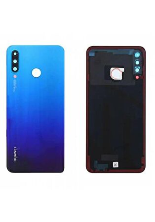 Huawei P30 Lite Arka Kapak  Lensli 24 Mp Mavi