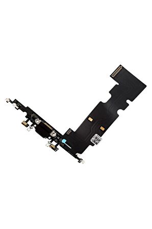 iPhone 8 Plus Şarj Soketi Mikrofon Filmi Flex (ORJ) Siyah