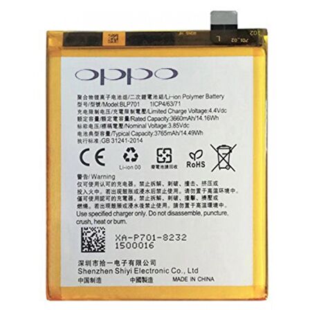 Oppo Reno 4 Lite (BLP779) Batarya Pil