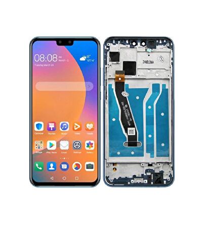 Huawei Y9 2019 Lcd Ekran Dokunmatik Çıtalı (Siyah)