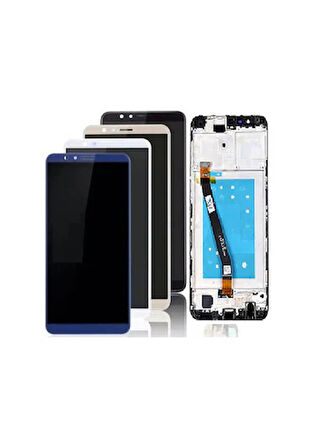 Honor 7X Ekran Dokunmatik Çıtalı (Mavi)