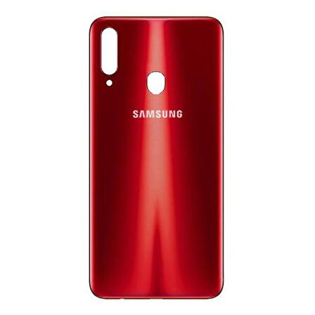 Samsung A20S Arka Batarya Pil Kapağı (Kırmızı)