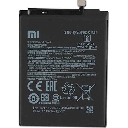 Redmi Note 8 Pro (BM4J) Batarya Pil (Güçlendirilmiş)