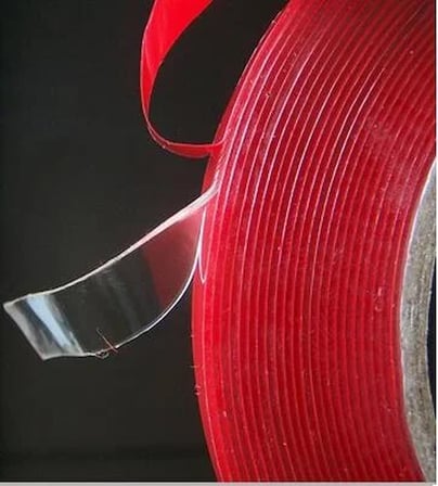Silikon Çift Taraflı Montaj Bantı Şeffaf Tape 10mm x 33mt