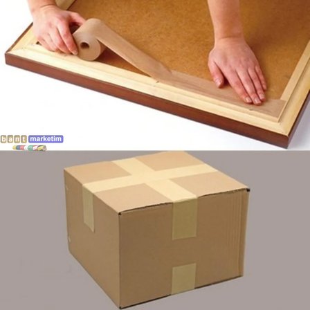 Silikonlu Kraft Kağıt Koli Bandı 45 mm X 40 mt