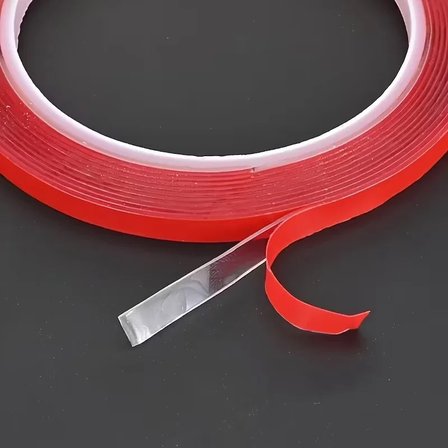 Silikon Çift Taraflı Montaj Bantı Şeffaf Tape 10mm X 5 Mt