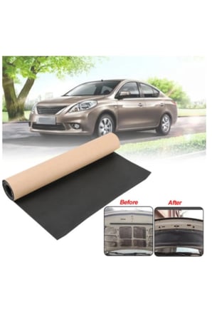 Oto Araç Karavan Ev Kaput Ses Yalıtım Süngeri Yapışkanlı Alev Almaz 9mm 100x150cm