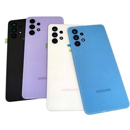 Samsung A325F Galaxy A32 Arka Kapak Pil Kapağı (Siyah)