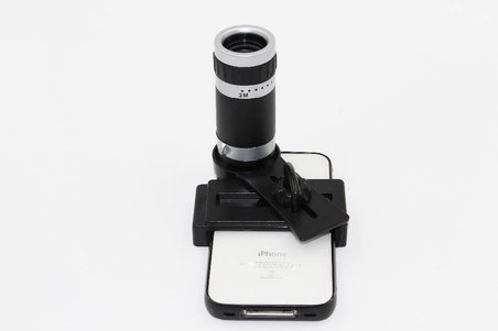 8x18 Zoom Teleskop Telefon Kamera Lensi Mini El Dürbünü