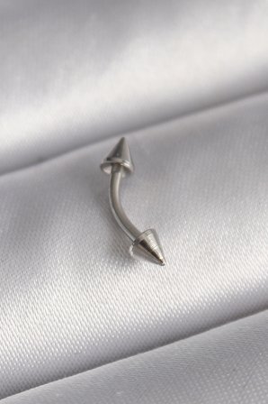 316L Çelik Gümüş Renk Çivi Model Piercing TJ-PR1362