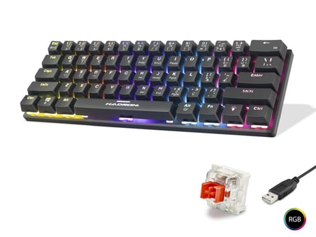 Mekanik Mini Klavye Red Switch Rgb - Siyah G509R