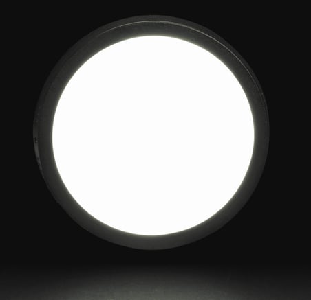 Noas 18W LED Sıva Üstü Slim Panel Yuvarlak (Siyah) Beyaz Işık YL14-1800-S