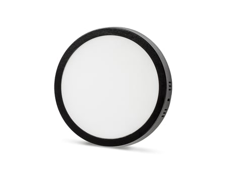 Noas 18W LED Sıva Üstü Slim Panel Yuvarlak (Siyah) Günışığı YL14-1801-S