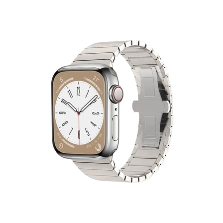 Apple Watch 38mm Kr413 Fine Steel Kordon (SAAT DEĞİLDİR) - Yıldız Işığı