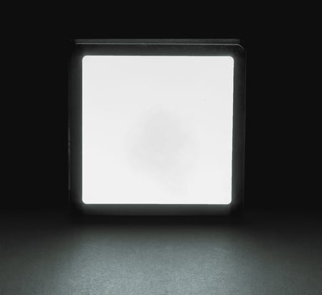 Noas 18W LED Sıva Üstü Slim Panel Kare (Siyah)