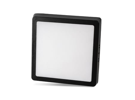 Noas 18W LED Sıva Üstü Slim Panel Kare (Siyah)