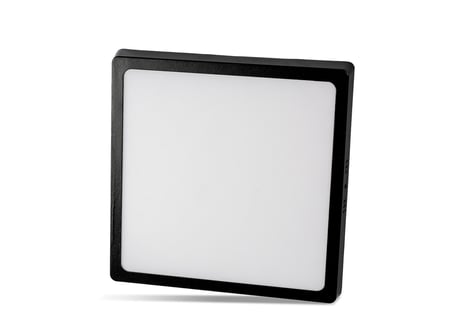 Noas 24W LED Sıva Üstü Slim Panel Kare (Siyah)