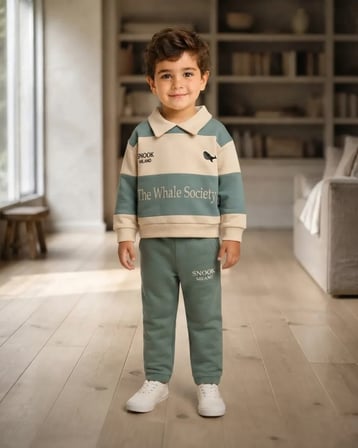 Yeşil Erkek Çocuk Kışlık Takım Modeli