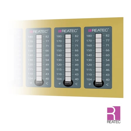 Sıcaklık-Isı Ölçüm Etiketi Ölçüm Aralığı 40°C-82°C / 104°F-180°F (5adet)