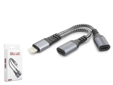 Lightning 1 To 2 Dişi Ayırıcı Kablo - Siyah GJ-013