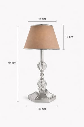 H SERİSİ altıgen ayaklı AYAKLI MASA ABAJURU METAL AYAK KUMAŞ BAŞLIK DEKORATİF AYDINLATMA