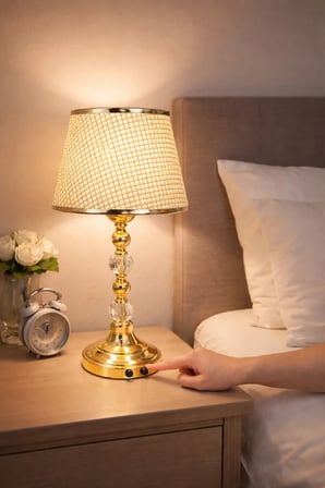 Şarj Edilebilir Pilli Led Dekoratif Masa Abajuru Gece Lambası