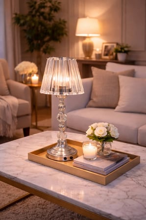 Şarj Edilebilir Pilli Led Dekoratif Masa Abajuru Gece Lambası