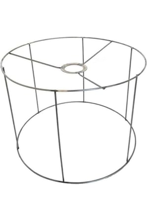 Silindir Makrome/kurdela Abajur Çember Teli 15cm-15 Cm Küçük Boy Kendin Yap