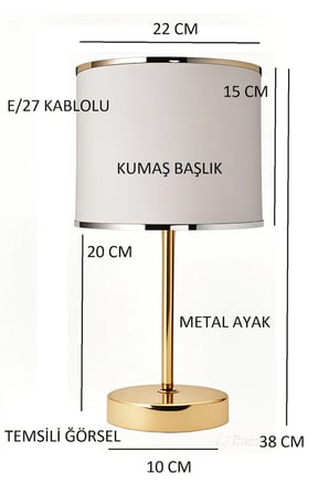 HAYAT ABAJUR KOMİDİN,MASA,BERJER ÜSTÜ GECE LAMBASI