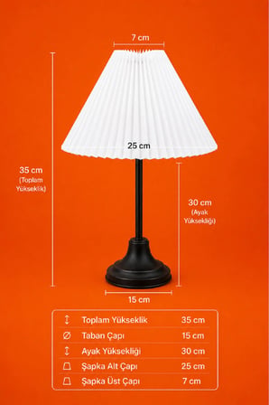 pileli metal masa abajuru gece lambası yatak odası lambası modern dekoratif abajur