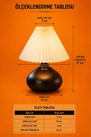 Metal Ayaklı metal kasnaklı vizkon kumaş başlıklı Masa Abajuru geçe lambası aydınlatma yatak başı